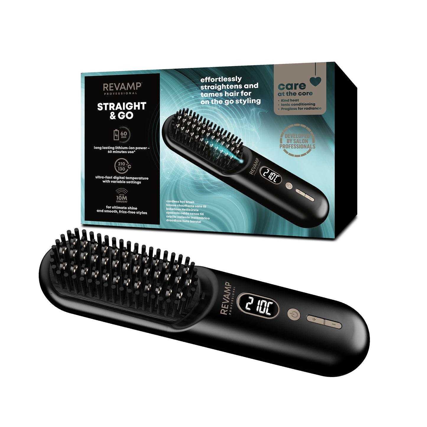 2e Kans Progloss Straight & Go Brush draadloos BR-1950A