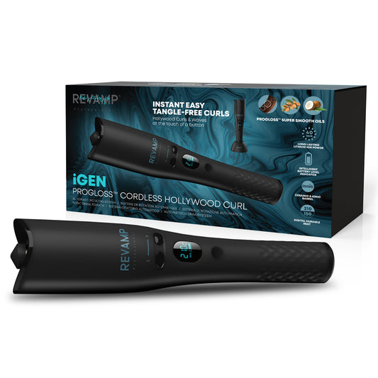 2e Kans PROGLOSS iGen Cordless Hollywood Curl CL2750
