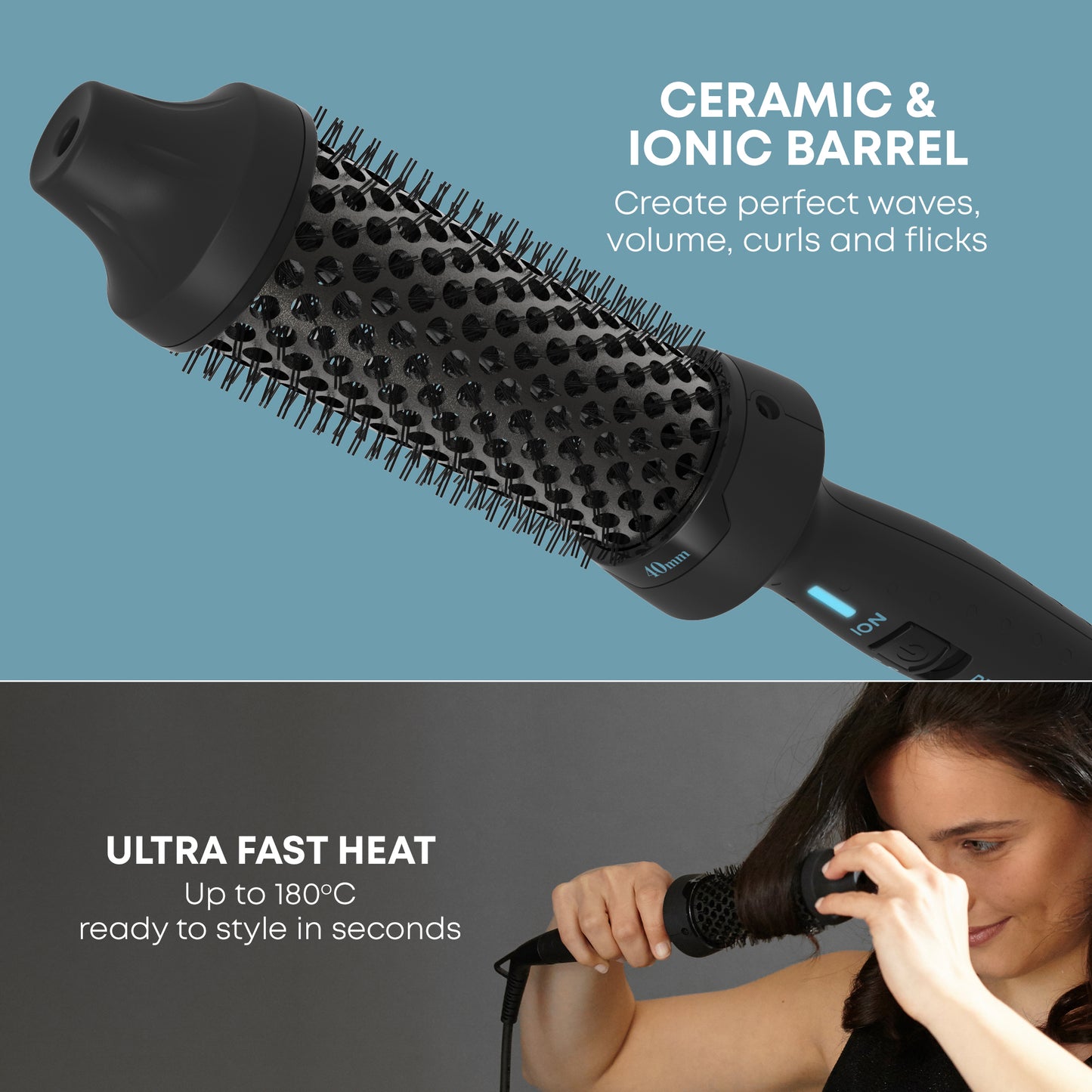 2e Kans PROGLOSS BIG HOT ROUND BRUSH BR-1400A